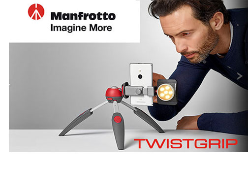 Manfrotto's TwistGrip Universal Smartphone Clamp - Digital Imaging