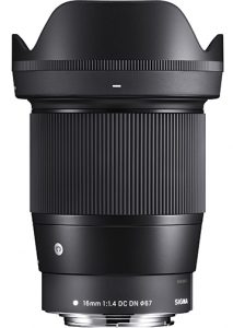 Sigma EF-M mount lenses Sigma-16mm-f1.4-DC-DN-Contemporary