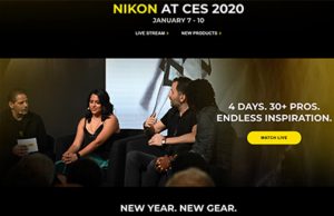 Nikon at CES 2020 Banner