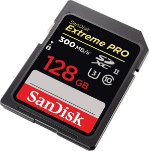 SanDisk-128GB-Extreme-Pro-UHS-II-SDXC flash memory cards