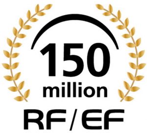 RF and EF Lens Milestone Canon-150-Million-RF-EF-Logo-2021