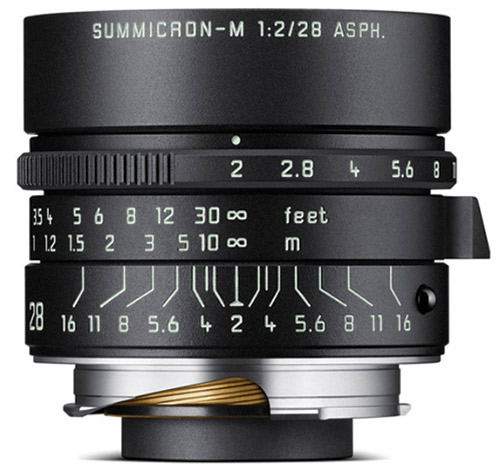 Leica-Summicron-M-28mm-F2-Asph-matte-black-front