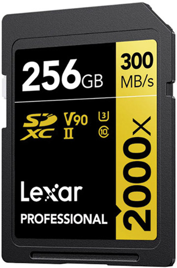 Lexar-Professional-2000x-SDXC-UHS-II-Gold-256GB-front-Rev