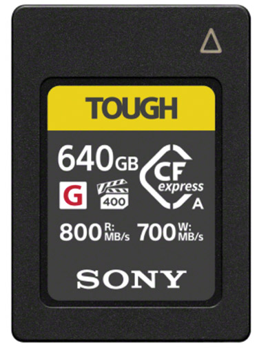 Sony CEA-G320T CFexpress Type A Memory Cards-CEA-G640T-CFexpress-TypeA