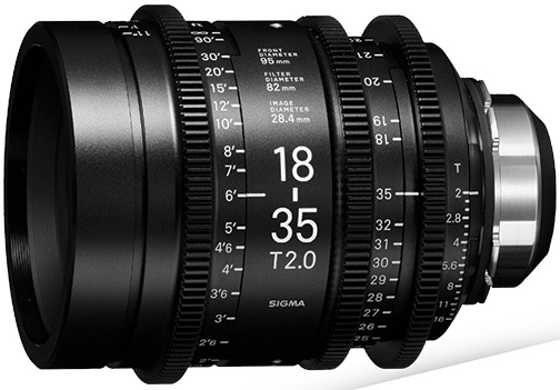 purpose-built cine lenses-Sigma-18-35mm-T2