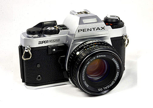 fathers oldsmobile-Pentax-Super-Program-35mm-film-camera