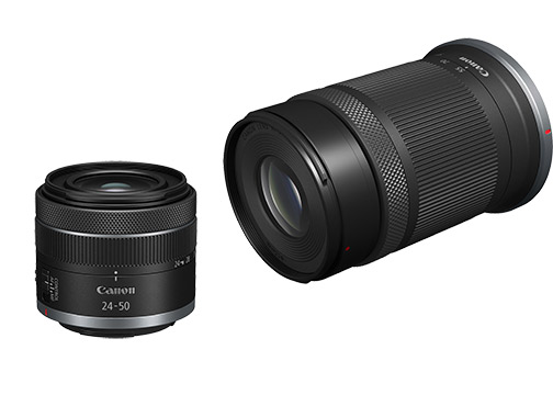 Canon RF-S55–210mm F5–7.1 IS STM & RF24–50mm F4.5–6.3 IS STM