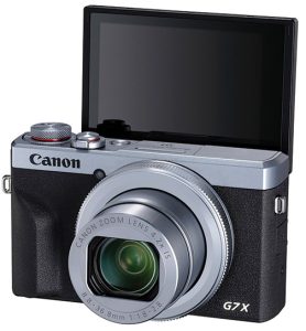 vlogging cameras Canon-PowerShot-G7-X-Mark-III-Silver-LCD