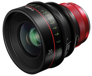 Canon-CN-R20mm-T1.5-L-F-left-Canon RF-Mount Cinema Prime Lenses